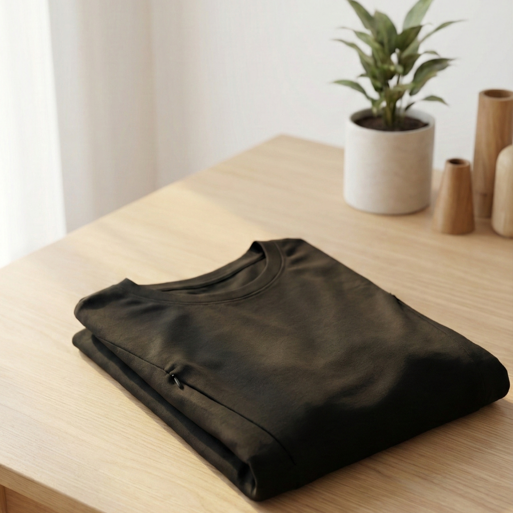 Everyday Essential Black Nursing Tee